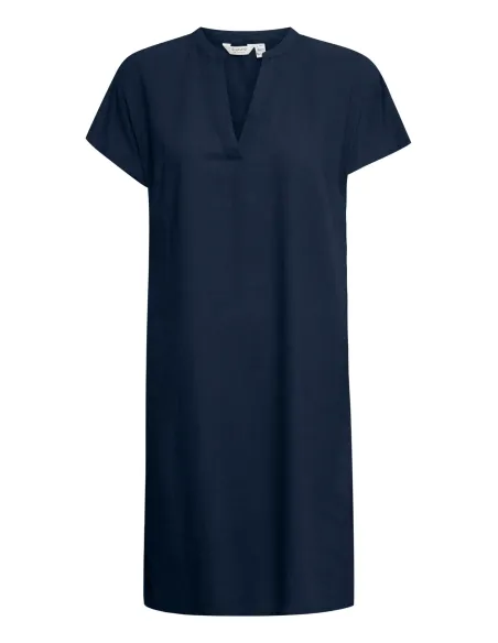 Robe FALAKKA V NECK DRESS, bleu marine