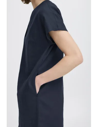 Robe FALAKKA V NECK DRESS, bleu marine