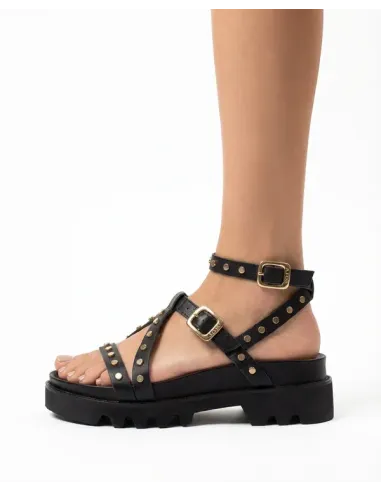 Compensées Negrita noir – Femme