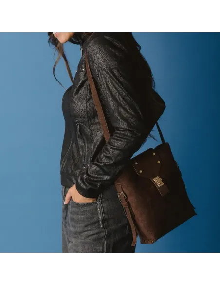Sac bandoulière PHEDRA, Choco foil