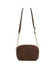 Sac bandoulière ALBANE, Taupe léopard 2