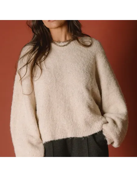 Pull Meliana, Beige
