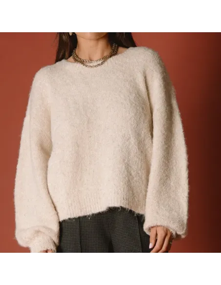 Pull Meliana, Beige