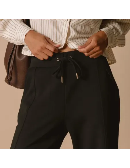 PANTALON PAULIA, Noir
