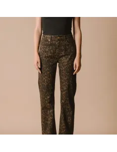 PANTALON ISORE, Print leopard