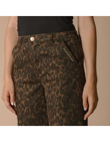 PANTALON ISORE, Print leopard