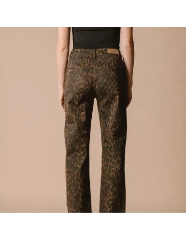 PANTALON ISORE, Print leopard