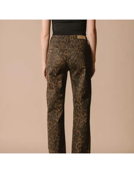 PANTALON ISORE, Print leopard