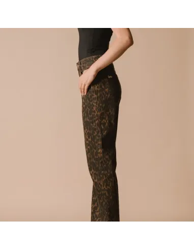 PANTALON ISORE, Print leopard
