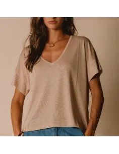 TEE SHIRT NALINE, Taupe