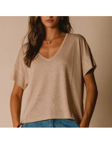 TEE SHIRT NALINE, Taupe