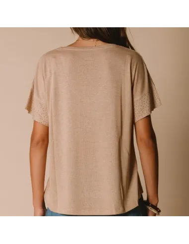 TEE SHIRT NALINE, Taupe