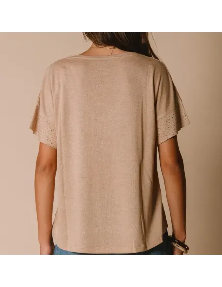 TEE SHIRT NALINE, Taupe