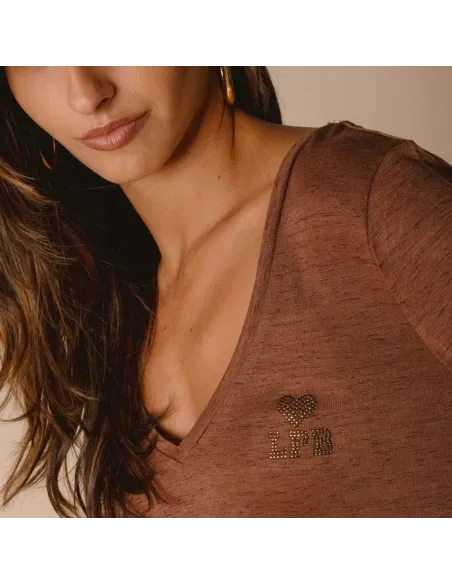 TEE SHIRT PROVIDENCE, Choco