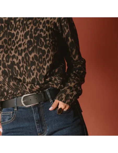 Pull PASQUINE, Print leopard