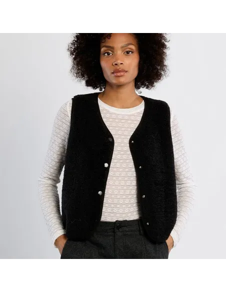 Sous-pull en semi-transparence, Blanc