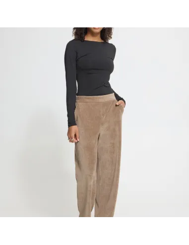Pantalon TAMARY CROPPED PA, Toasted Coconut