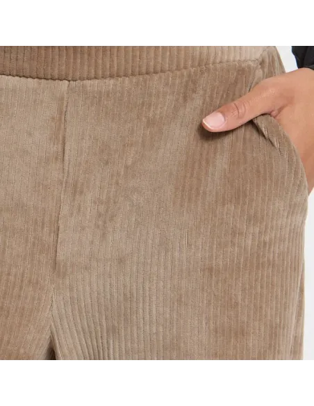 Pantalon TAMARY CROPPED PA, Toasted Coconut