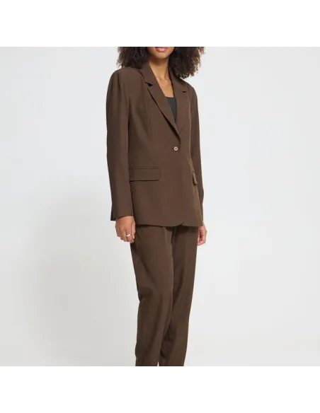 Blazer FAVA LONG BL, Slate Black Melange