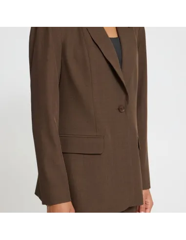 Blazer FAVA LONG BL, Slate Black Melange