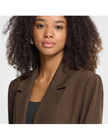 Blazer FAVA LONG BL, Slate Black Melange