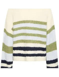 Pull BOSELE LS, BIRCH BLUE STRIPE 2