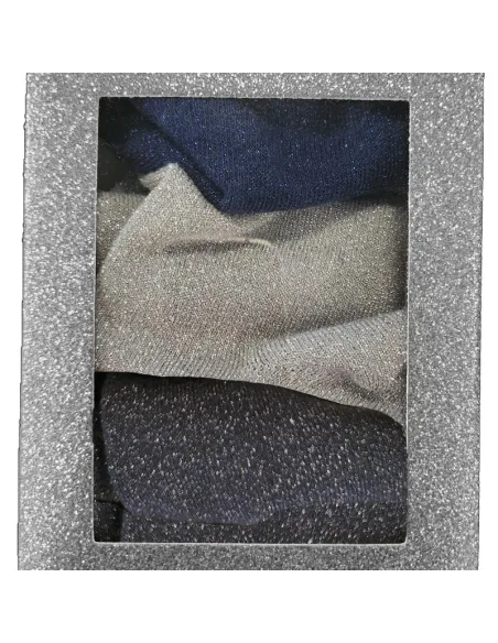 Chaussettes VILAINE, NAVY, SILVER, BLACK BOX