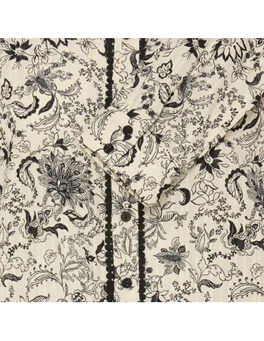 Chemise JESSE SHIRT 3, BIRCH KALAMKARI FLOWERS