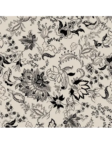 Chemise JESSE SHIRT 3, BIRCH KALAMKARI FLOWERS