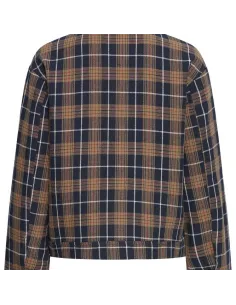 Chemise KALIA SH, DARK BLUE/BROWN CHECK 2
