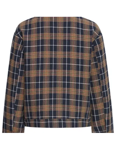 Chemise KALIA SH, DARK BLUE/BROWN CHECK