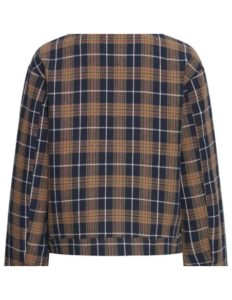 Chemise KALIA SH, DARK BLUE/BROWN CHECK