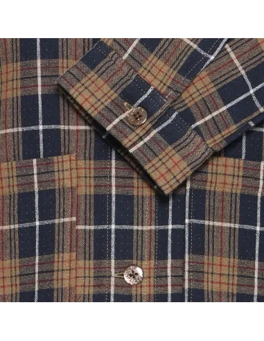 Chemise KALIA SH, DARK BLUE/BROWN CHECK