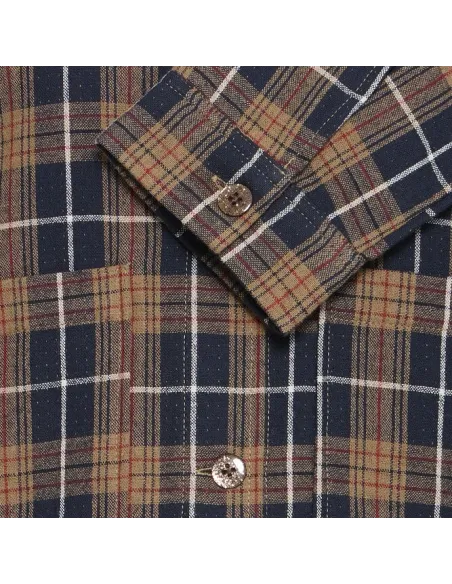 Chemise KALIA SH, DARK BLUE/BROWN CHECK