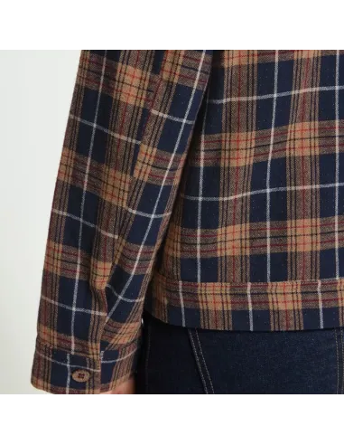 Chemise KALIA SH, DARK BLUE/BROWN CHECK