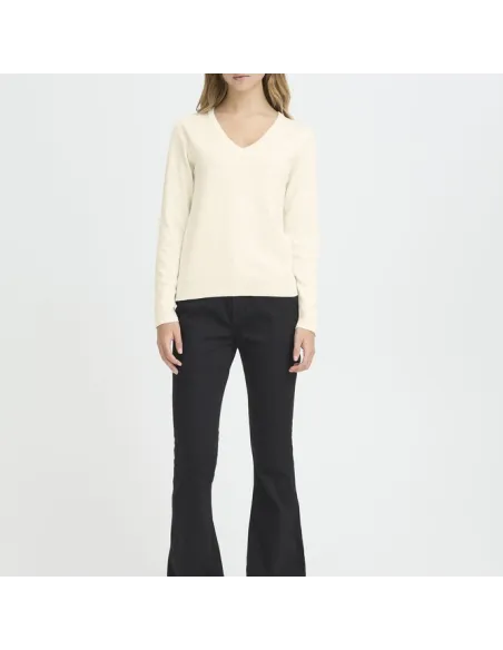 Pull LULS V-NECK LS, Birch