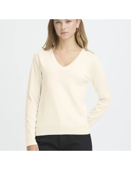 Pull LULS V-NECK LS, Birch