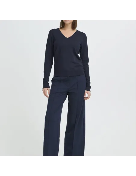 Pull LULS V-NECK LS, Total Eclipse