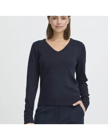 Pull LULS V-NECK LS, Total Eclipse