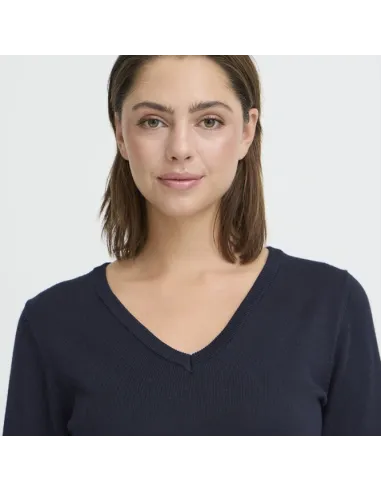 Pull LULS V-NECK LS, Total Eclipse