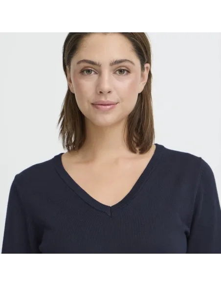 Pull LULS V-NECK LS, Total Eclipse
