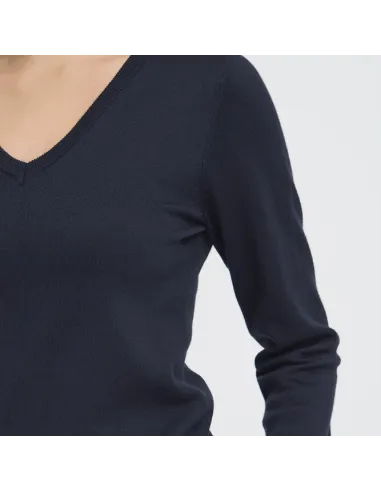 Pull LULS V-NECK LS, Total Eclipse