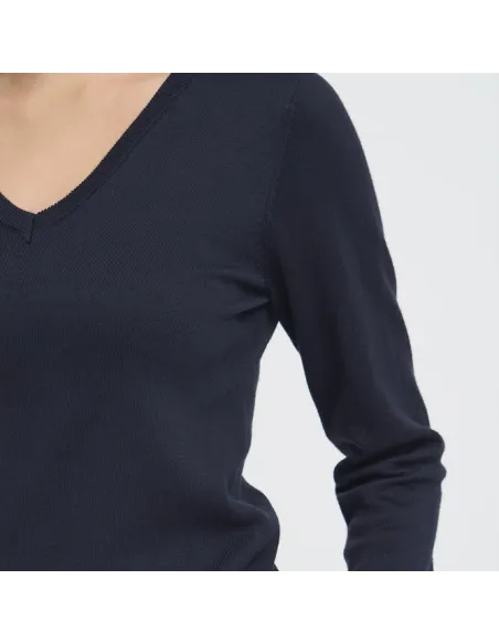 Pull LULS V-NECK LS, Total Eclipse