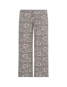 Pantalon KATE PRINT PA45, BROWN/BIRCH FOLKLORE HEART 2