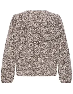 Chemise KATILIO SH, BROWN/BIRCH FOLKLORE HEART 2