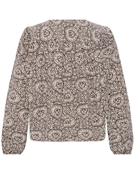Chemise KATILIO SH, BROWN/BIRCH FOLKLORE HEART