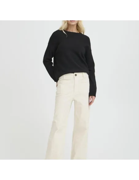 Pantalon DASIK POCKET PANTS, Marshmallow