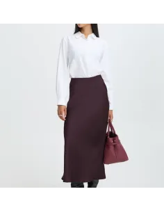 Jupe DACANNA MIDI SKIRT, Fudge 2