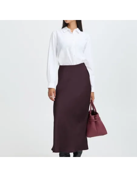 Jupe DACANNA MIDI SKIRT, Fudge