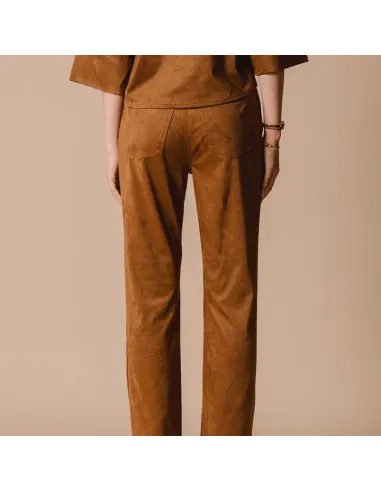 PANTALON PERLINE, Brun